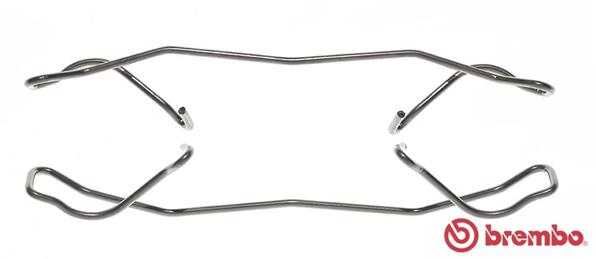 Set accesorii, etrier frana A 02 202 BREMBO