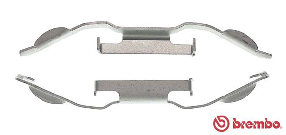 Set accesorii, etrier frana A 02 224 BREMBO