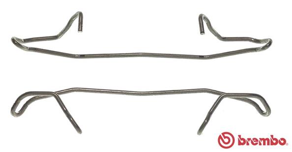 Set accesorii, etrier frana A 02 237 BREMBO
