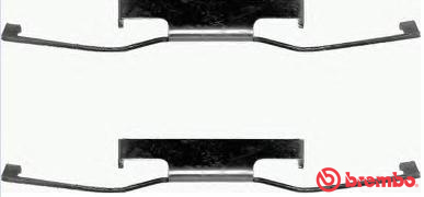 Set accesorii, etrier frana A 02 247 BREMBO