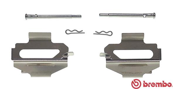 Set accesorii, placute frana A 02 253 BREMBO