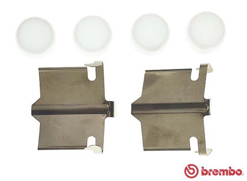 Set accesorii, placute frana A 02 255 BREMBO