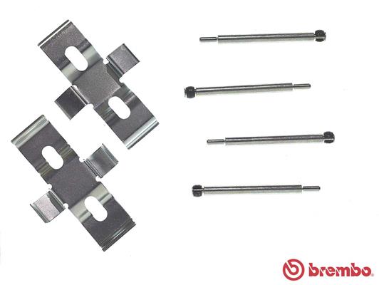 Set accesorii, placute frana A 02 273 BREMBO