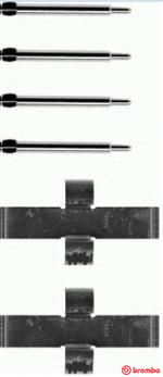 Set accesorii, placute frana A 02 276 BREMBO