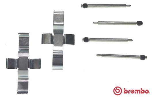 Set accesorii, placute frana A 02 279 BREMBO