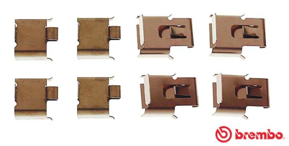 Set accesorii, placute frana A 02 284 BREMBO