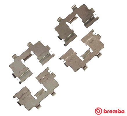 Set accesorii, placute frana A 02 287 BREMBO