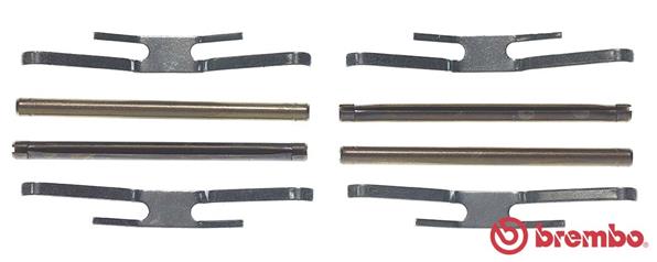 Set accesorii, placute frana A 02 294 BREMBO