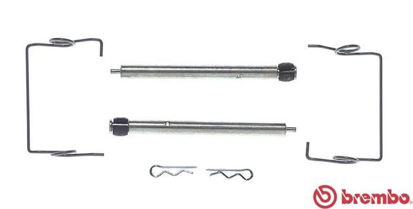 Set accesorii, placute frana A 02 301 BREMBO