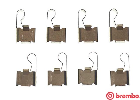 Set accesorii, placute frana A 02 306 BREMBO