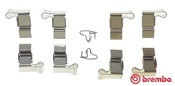 Set accesorii, placute frana A 02 312 BREMBO