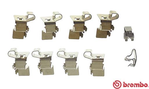 Set accesorii, placute frana A 02 313 BREMBO