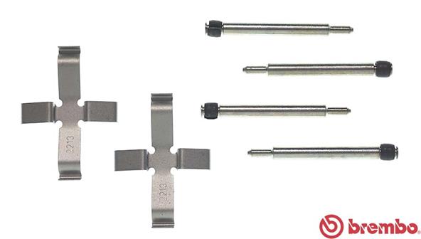 Set accesorii, placute frana A 02 315 BREMBO