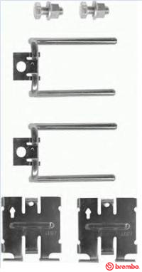 Set accesorii, placute frana A 02 319 BREMBO