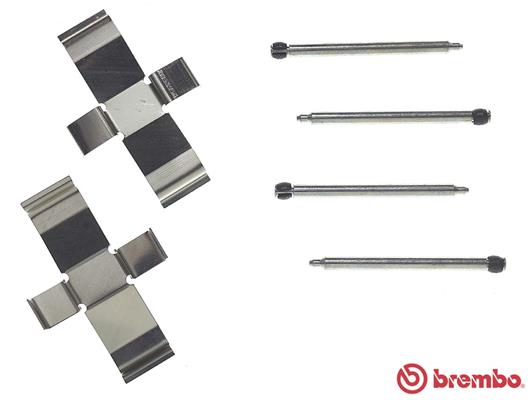 Set accesorii, placute frana A 02 321 BREMBO