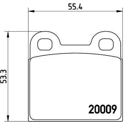 Set placute frana,frana disc P 06 001 BREMBO