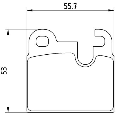 set placute frana,frana disc P 06 004 BREMBO