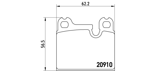 set placute frana,frana disc P 06 005 BREMBO