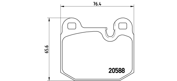 set placute frana,frana disc P 06 006 BREMBO