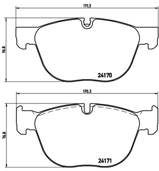 Set placute frana,frana disc P 06 049 BREMBO