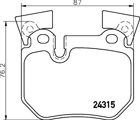 set placute frana,frana disc P 06 059 BREMBO