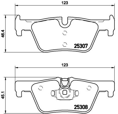 Set placute frana,frana disc P 06 071 BREMBO