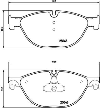 Set placute frana,frana disc P 06 076 BREMBO