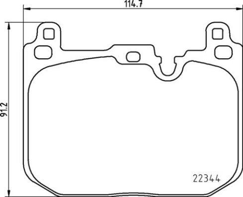 Set placute frana,frana disc P 06 097 BREMBO