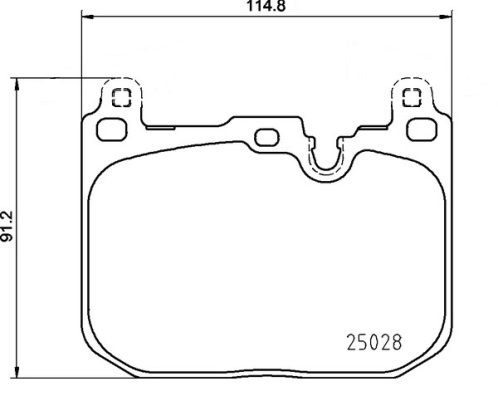 Set placute frana,frana disc P 06 110 BREMBO