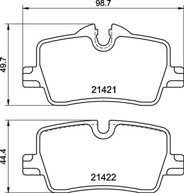 Set placute frana,frana disc P 06 113 BREMBO