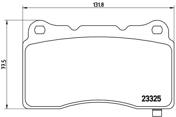 Set placute frana,frana disc P 09 004 BREMBO