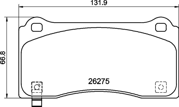 Set placute frana,frana disc P 09 028 BREMBO