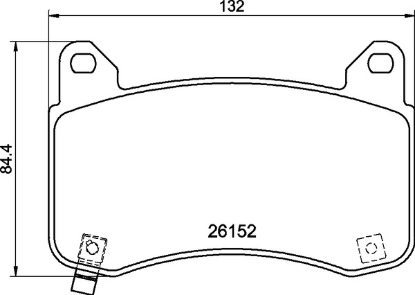set placute frana,frana disc P 09 029 BREMBO