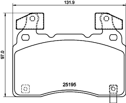 Set placute frana,frana disc P 10 064 BREMBO