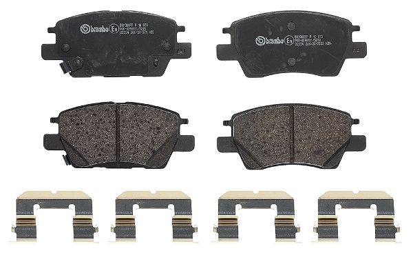 set placute frana,frana disc P 10 073 BREMBO