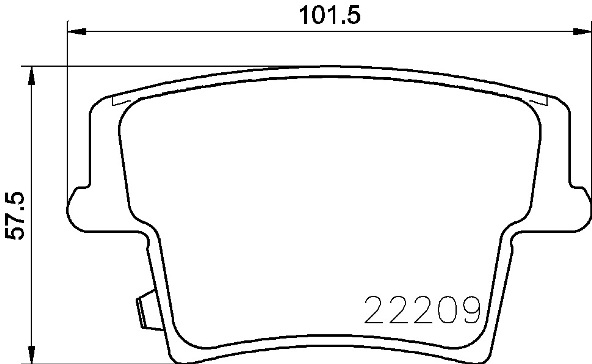 set placute frana,frana disc P 11 040 BREMBO