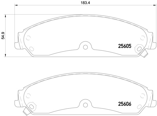 Set placute frana,frana disc P 23 149 BREMBO