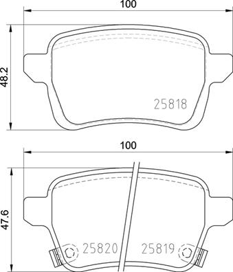 Set placute frana,frana disc P 23 190 BREMBO