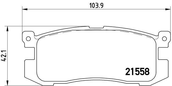 set placute frana,frana disc P 24 025 BREMBO