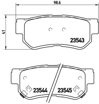 Set placute frana,frana disc P 30 014 BREMBO