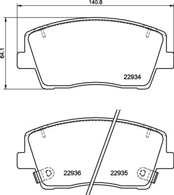 Set placute frana,frana disc P 30 119 BREMBO