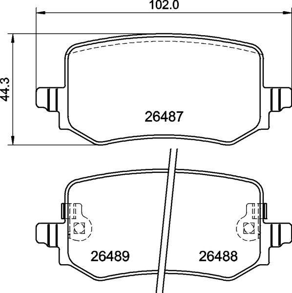 Set placute frana,frana disc P 30 139 BREMBO