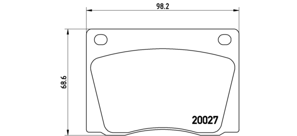 set placute frana,frana disc P 36 001 BREMBO