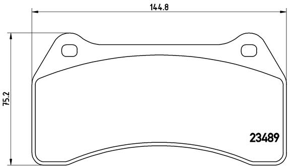 set placute frana,frana disc P 36 014 BREMBO