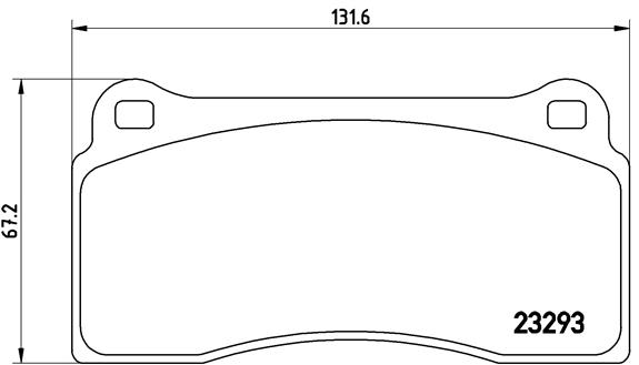 set placute frana,frana disc P 36 018 BREMBO