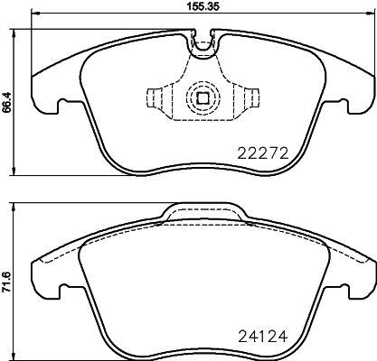 Set placute frana,frana disc P 36 030 BREMBO