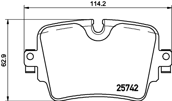 Set placute frana,frana disc P 36 033 BREMBO