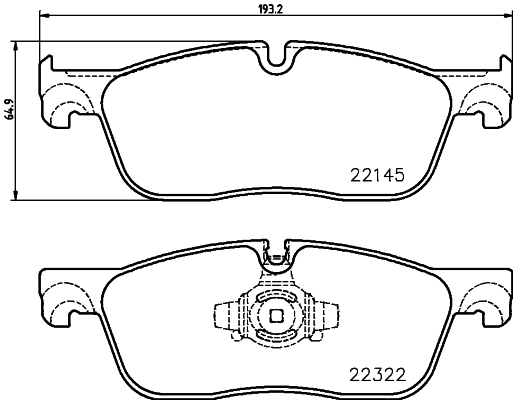 Set placute frana,frana disc P 36 035 BREMBO