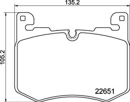 Set placute frana,frana disc P 44 030 BREMBO