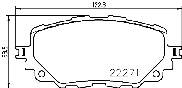 Set placute frana,frana disc P 49 054 BREMBO